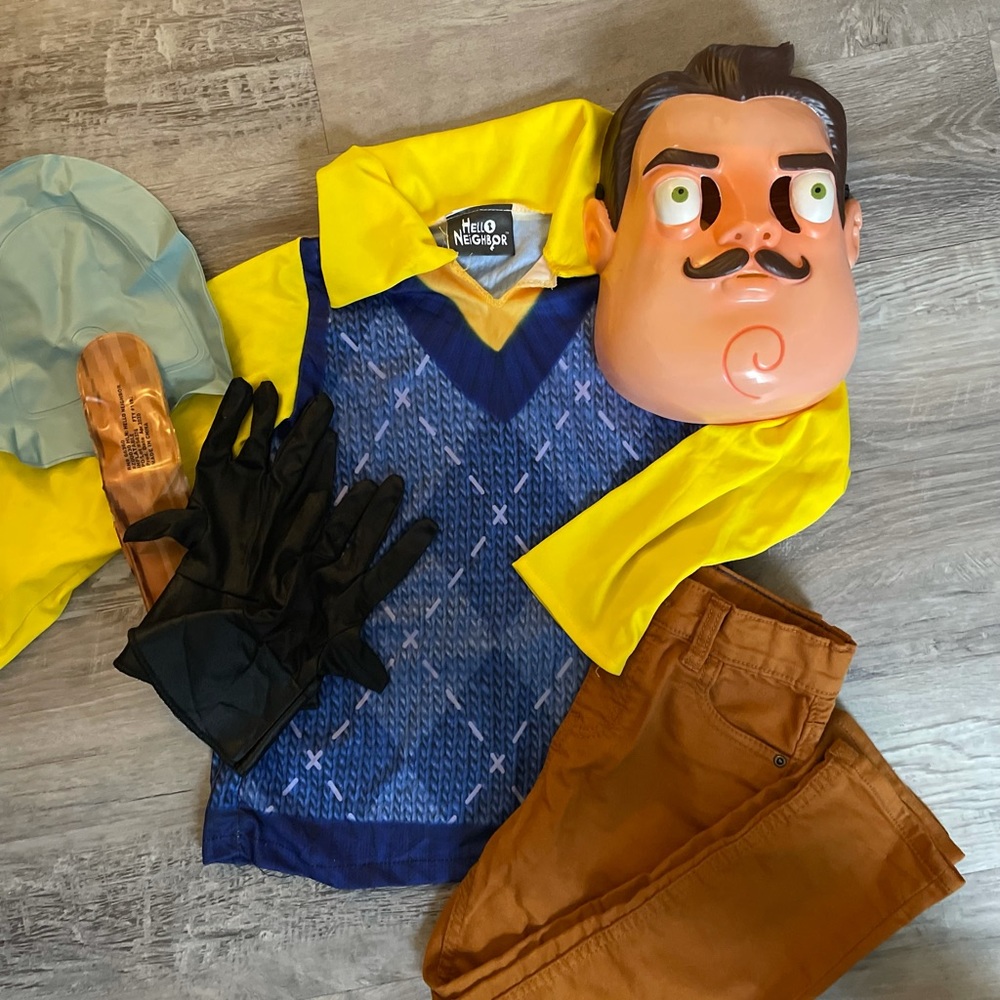 Hello Neighbor kids costume six 6.
